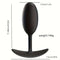 Black Silicone Butt Plug Gravity Anal Training Piston For Anal Vagina Sex