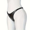 Premium Leather Harness Chastity Panties Set Silicone Double Dildos