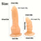 Adjustable Strap-On Dildo Set With 3 Massage Dildos PVC Polyester