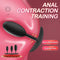 Black Silicone Butt Plug Gravity Anal Training Piston For Anal Vagina Sex
