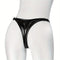 Premium Leather Harness Chastity Panties Set Silicone Double Dildos