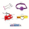5pcs Coupling Fox Tail Role Playing Anal Plug Mask Ears Hairpin Posterior