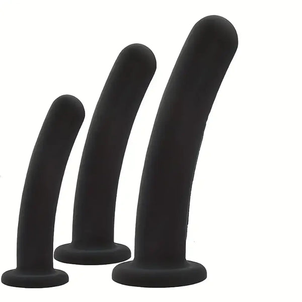 3 Sizes Silicone Butt Plug Anal Training Kit Simple Anal Dildo For Men