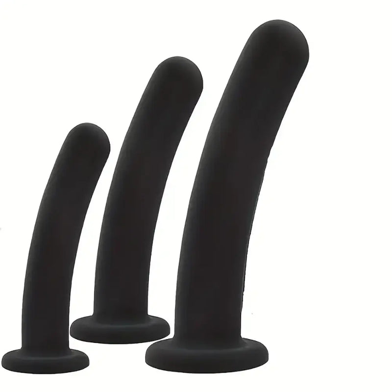 3 Sizes Silicone Butt Plug Anal Training Kit Simple Anal Dildo For Men