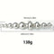Sleek Metal Dual-Ended Anal Beads Plug Suitable For Both Men Women