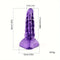 7.87in Fantasy Spiked Silicone Soft Dildo For Women Men Fucking Sex