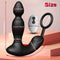 Thrusting 3 Motors Remote Control Telescopic With 10 Modes Anal Plug