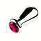 Unisex Metal Anal Plug Toy Sex Accessory For Anus Dilation Stimulation