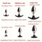 Small Medium Large Size Metal Anal Butt Plug Silicone Wearable Butt Plug