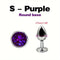 BDSM Metal Anal Plug With Gem Base For Beginner To Expert G-spot