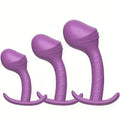 Silicone Anal Plug Set Beginner Anal Training Kit Unisex G-Spot Stimulator