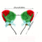 Christmas Style SM Roleplay Set Red Green Furry Ears Tai Anal Plug