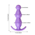 Pink Anal Plug Pull Handle Ergonomic 3-Ball Design For Prostate Massage