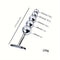 Big Metal Anal Plug Butt Beads Hook Five Balls SM Sex Toy For Women/Men