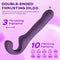 Strapless Strap-On G-Spot Dildo Vibrator 3 Thrusting 10 Vibrating Modes