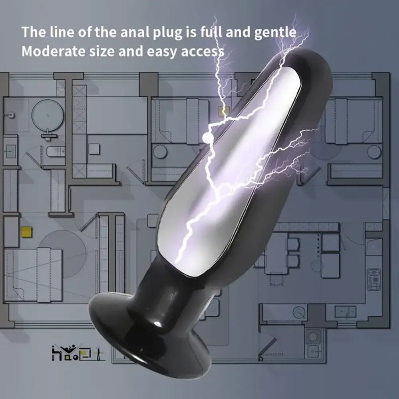 Intimate Massage 20 Speed Levels Uncharged Power Electric Anal Plug