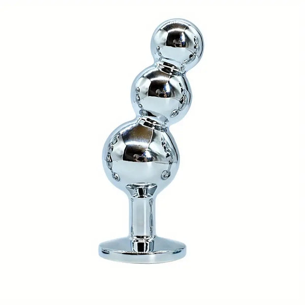 Three Connected Anal Beads For Anal Stimulation Anal Plug With Beads
