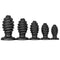 Conch-Shaped Silicone Anal Plug Unisex G-Spot Expandable Butt Sex Toy