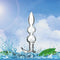 Crystal Glass Anal Plug Clear Hollow Anal Plug Prostate Anus Dilator