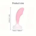 3 Colors Small Smooth Silicone Anal Plug With Gem Base For Beginners