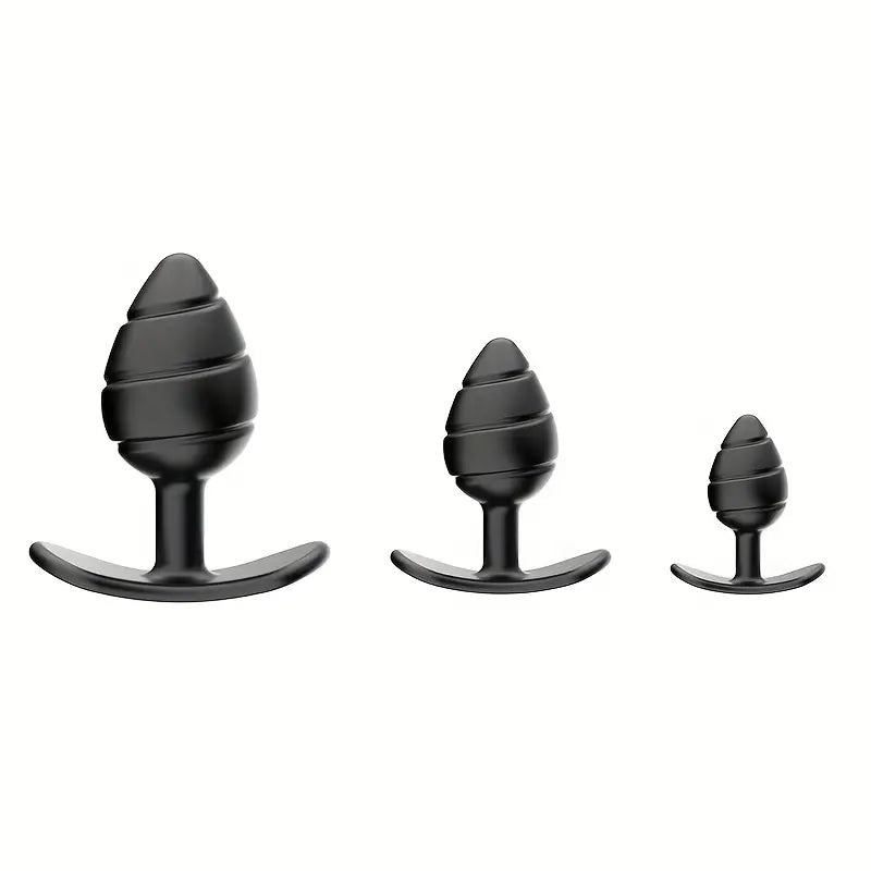 Silicone Anal Bead Plug Flared Base Prostate Toy For Men Couples Adults