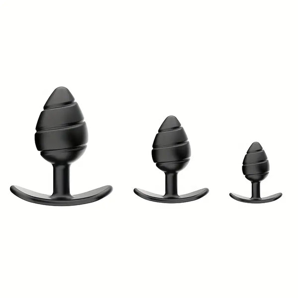 Silicone Anal Bead Plug Flared Base Prostate Toy For Men Couples Adults