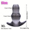 Silicone Hollow Anal Plug Prostate Massager Soft Speculum Anal Dilator