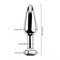 Gem Base Metal Anal Plug Ass G-Spot Masturbation Tool Sex Massager