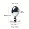 Premium Heavy Duty Metal Butt Plug Detachable G-Spot AV Massage Stick