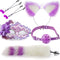 5pcs Coupling Fox Tail Role Playing Anal Plug Mask Ears Hairpin Posterior