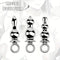 Metal Detachable Sling Ring Handheld Anal Plug Anal Sex Toy