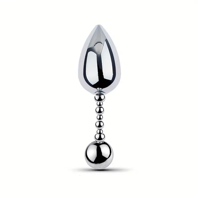 Metal Anal Plug For Men & Women Battery-Free Ideal For SM Play Cosplay