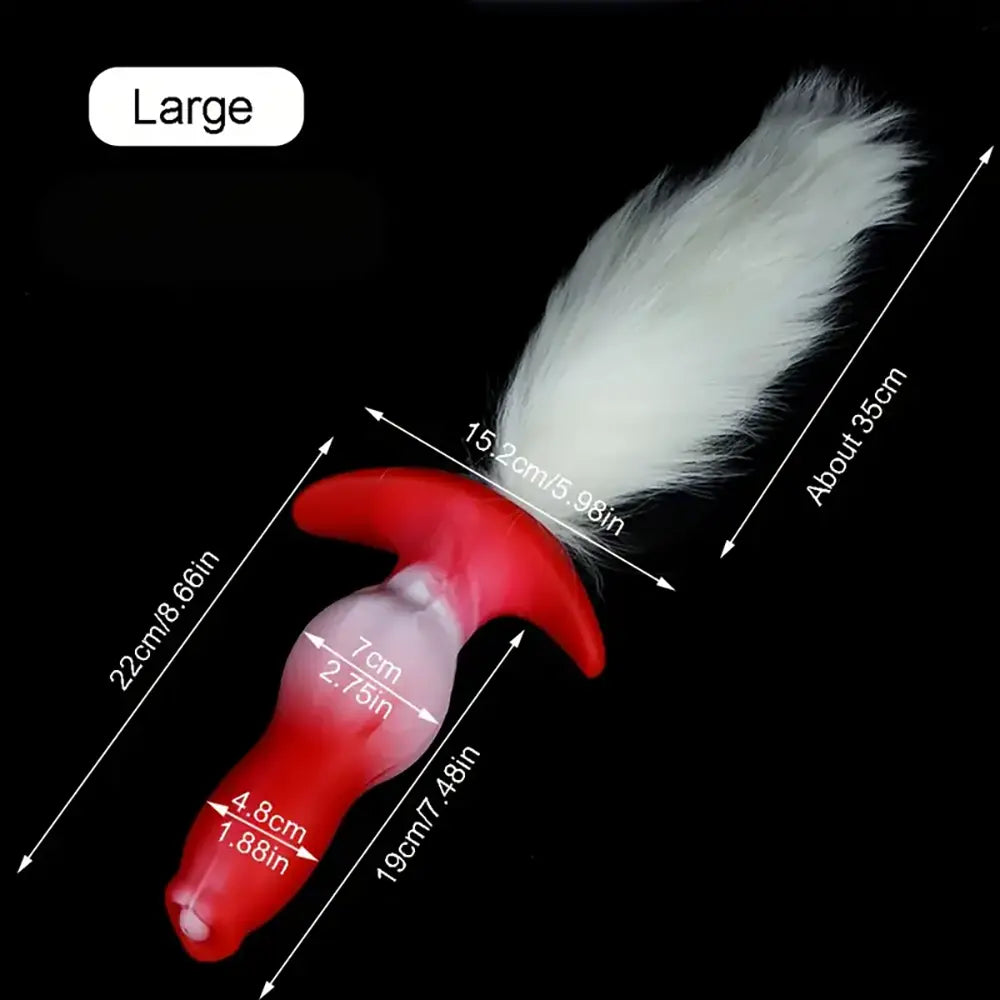 Anal Plug With Tail Adult Sex Game Cosplay 18+ Anal Dildos For Women