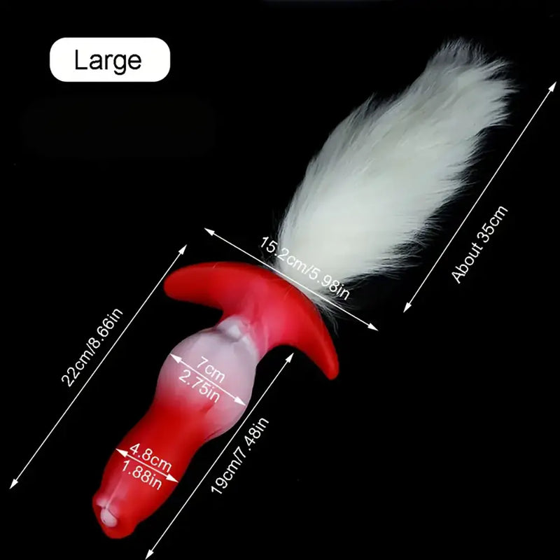 Anal Plug With Tail Adult Sex Game Cosplay 18+ Anal Dildos For Women
