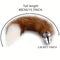 2pcs Set Role Play Luxury Fox Tail Anal Plug Butt Suitable For Women