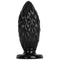 Extra Large Black Soft Anal Plug Suction Cup Posterior Anal Sex Toy
