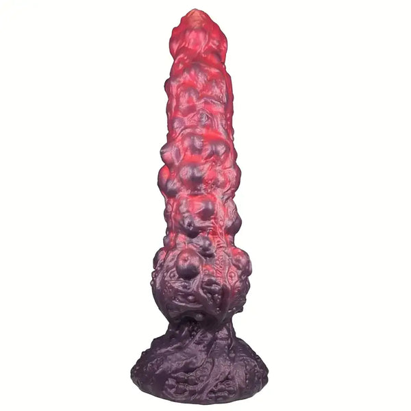 Unique Textured Silicone Dildo Anal Plug Soft Stimulating G-Spot Massager