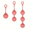 3-Piece Set Vibrating Spherical Toy For Anal Plug Stimulation Suitable Toy