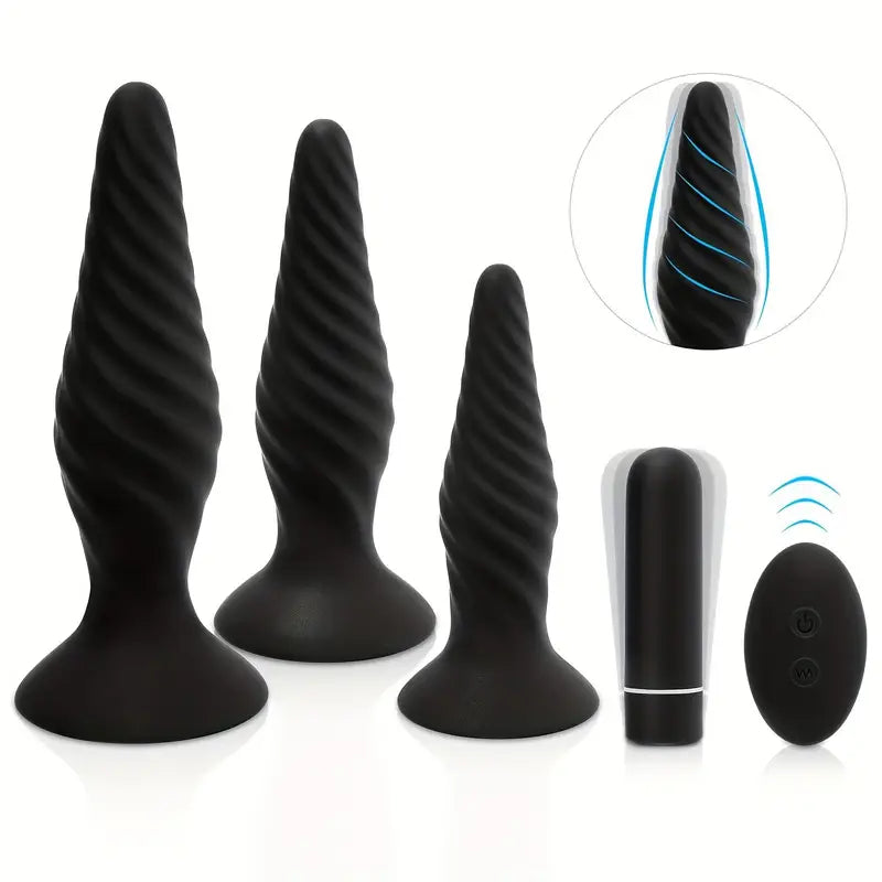 Vibrating Butt Plug Idris Anal Sex Toy Dildo Soft Liquid Silicone Anal Vibrator