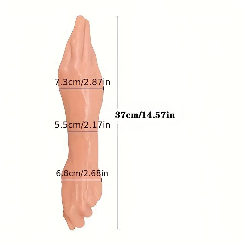 Double-Headed Hand Self-Pleasure Simulation Hand BDSM Anal Plug