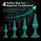 4pcs Anal Plug Training Anal Dildos Anal Prostate Vaginal G-Spot Sex Toy
