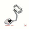 SM Metal Butt Plug Adult Sex Toy For Male Use With Cock Ring For Use
