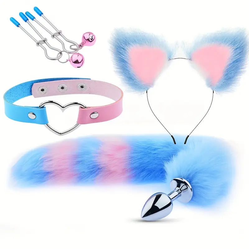 Fox Tail Butt Plug Erotic Toy For Women Men Beginners Adult Couples