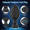 Silicone Anal Toy Butt Plug Training Kit With 9 Frequency Vibrating Anal Plug