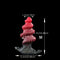 Liquid Silicone Anal Plug Wearable Thread Melange Spin Prostate Massager