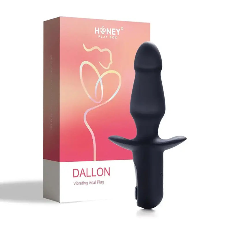 Flared Base Design Anal Vibrator Dallon Vibrating Anal Butt Plug