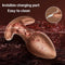 Golden Silicone Vibrating Butt Plug Rechargeable Prostate Massager