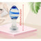 4.13inch Blue Glass Crystal Ball Plug Stimulator Butt Pleasure Wand