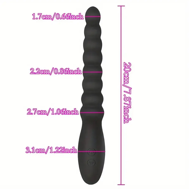Rechargeable Ball Anal Plug With 10 Vibration Modes G Spot Vibrator