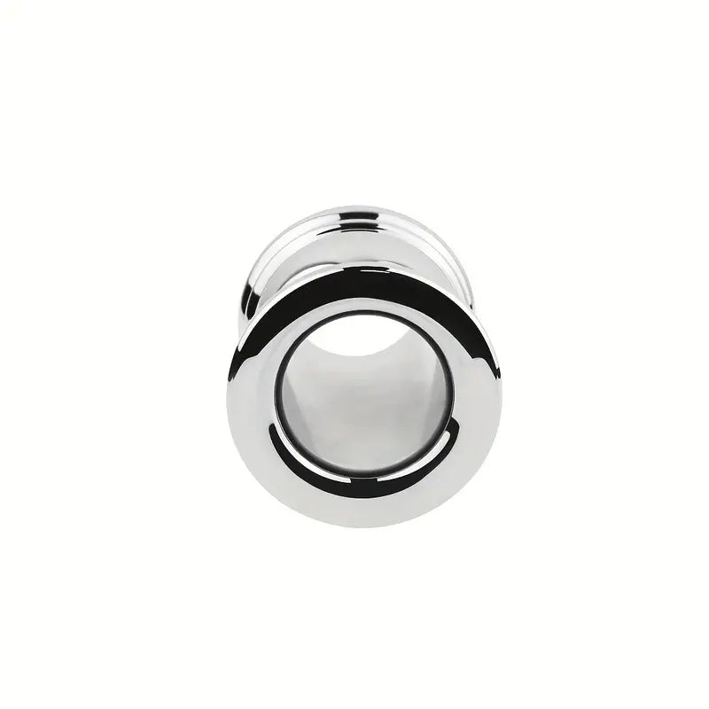 Metal Hollow Unique Polishing Metal Watchable Butt Plug For Anal Sex Love